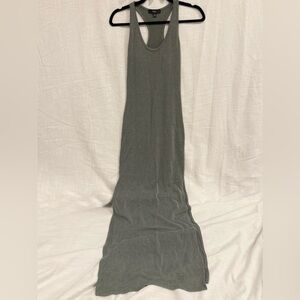 Lulu's Chic Gray Maxi Dress